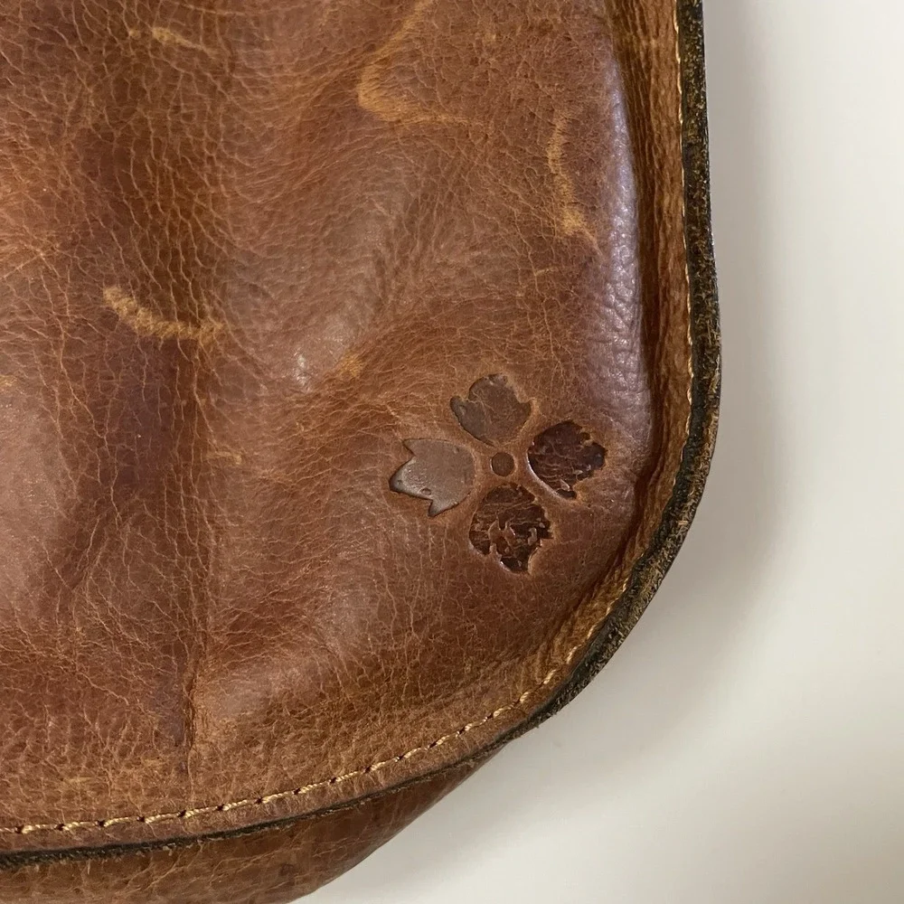 Patricia Nash Camila Leather Crossbody‎ Bag Purse Distressed Boho Cowgirl B8